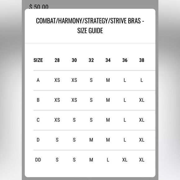 NWT New Gymreapers Strive Sports Bra Black XL - Picture 11 of 11